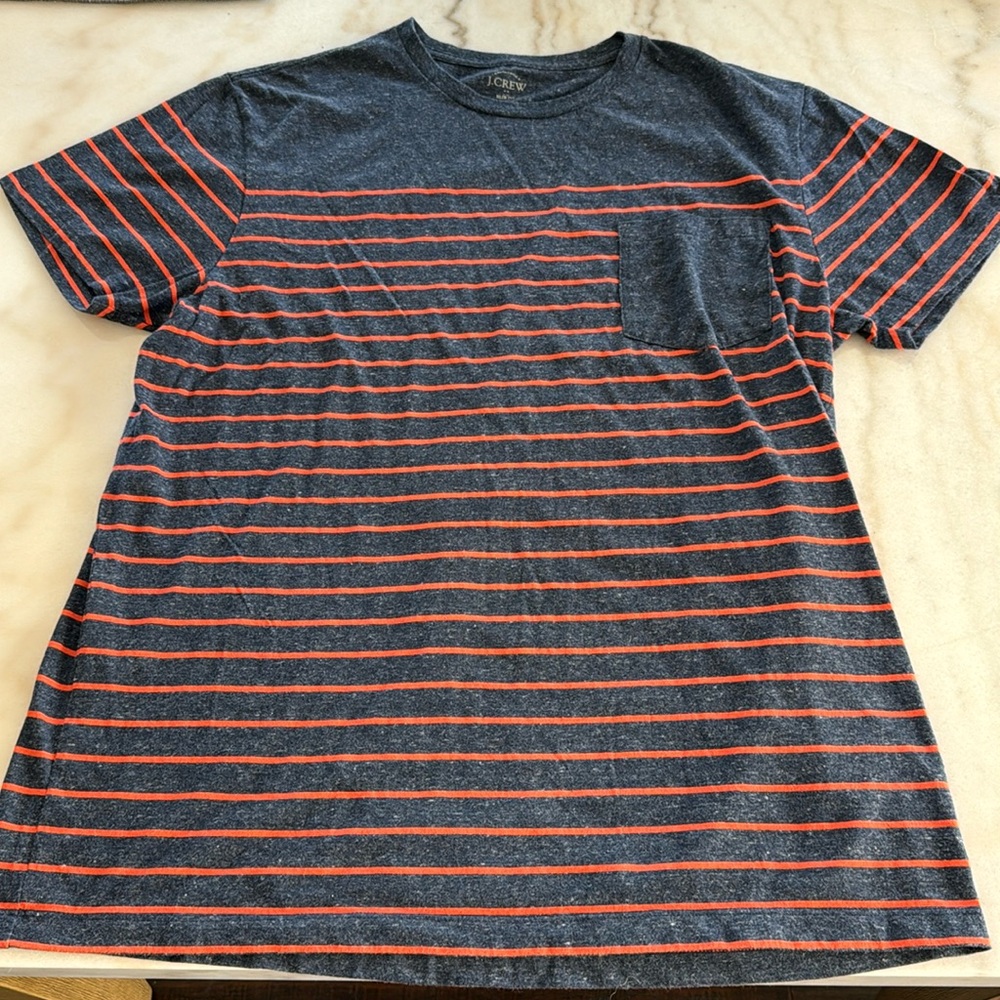 Striped Slim Fit Crewneck T-Shirt